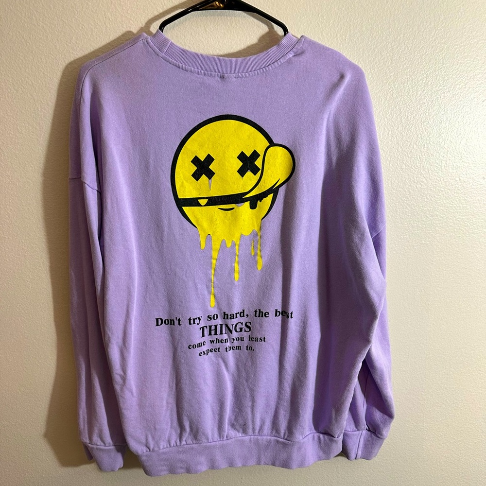 Don’t try so hard crewneck